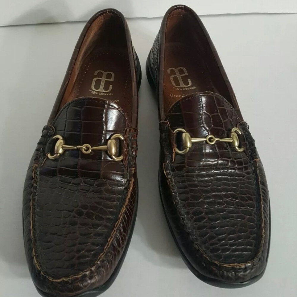 Allen Edmonds Mens Grand Cayman  Crocodile Print